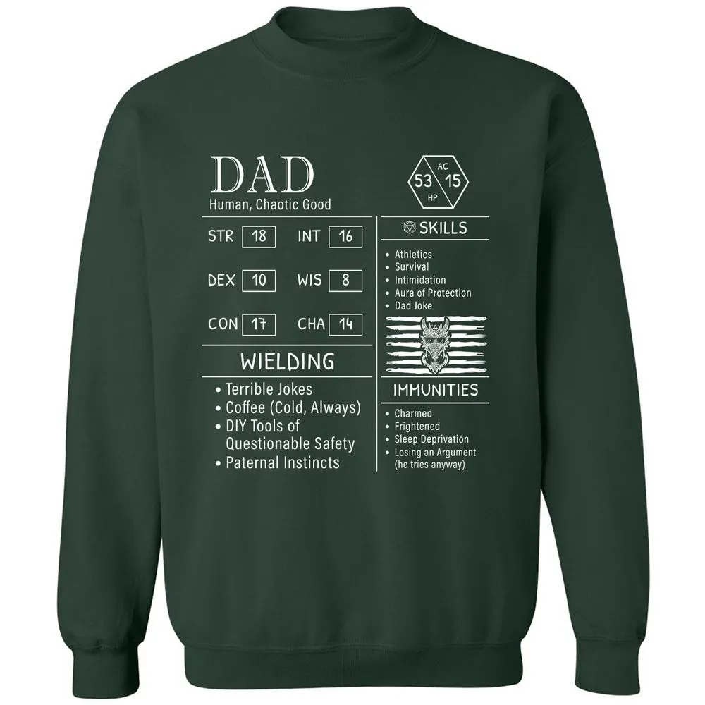 Dad Stats New - Forest Green - 4