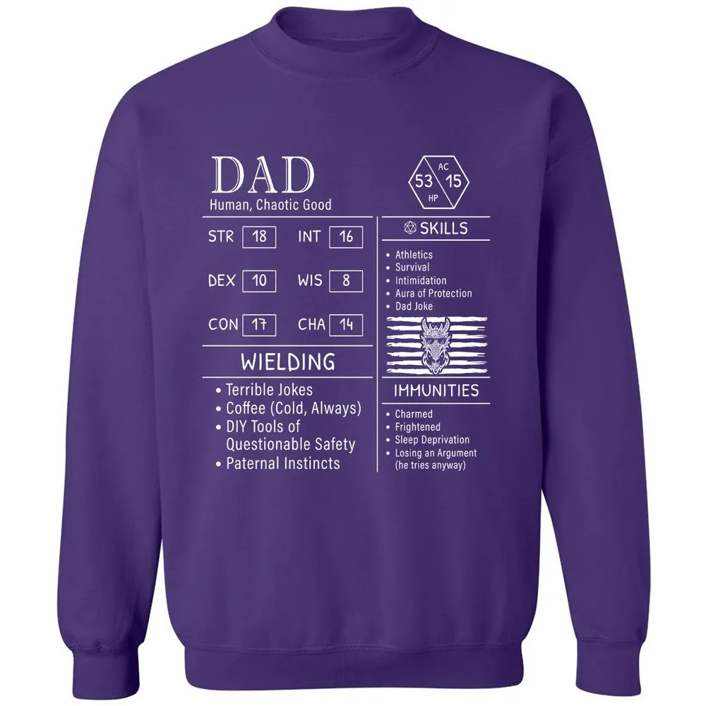 Dad Stats New - Purple - 6