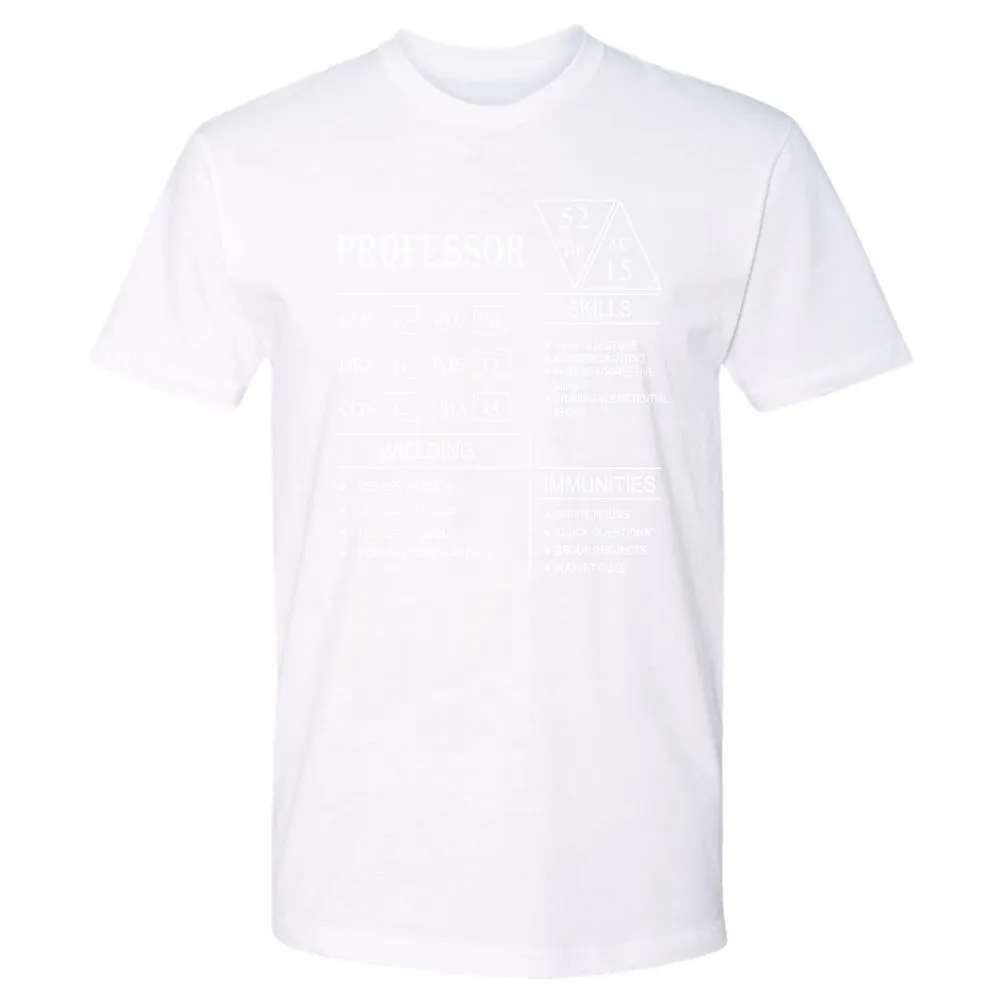 Professor New Premium Unisex T-Shirt - White - 4