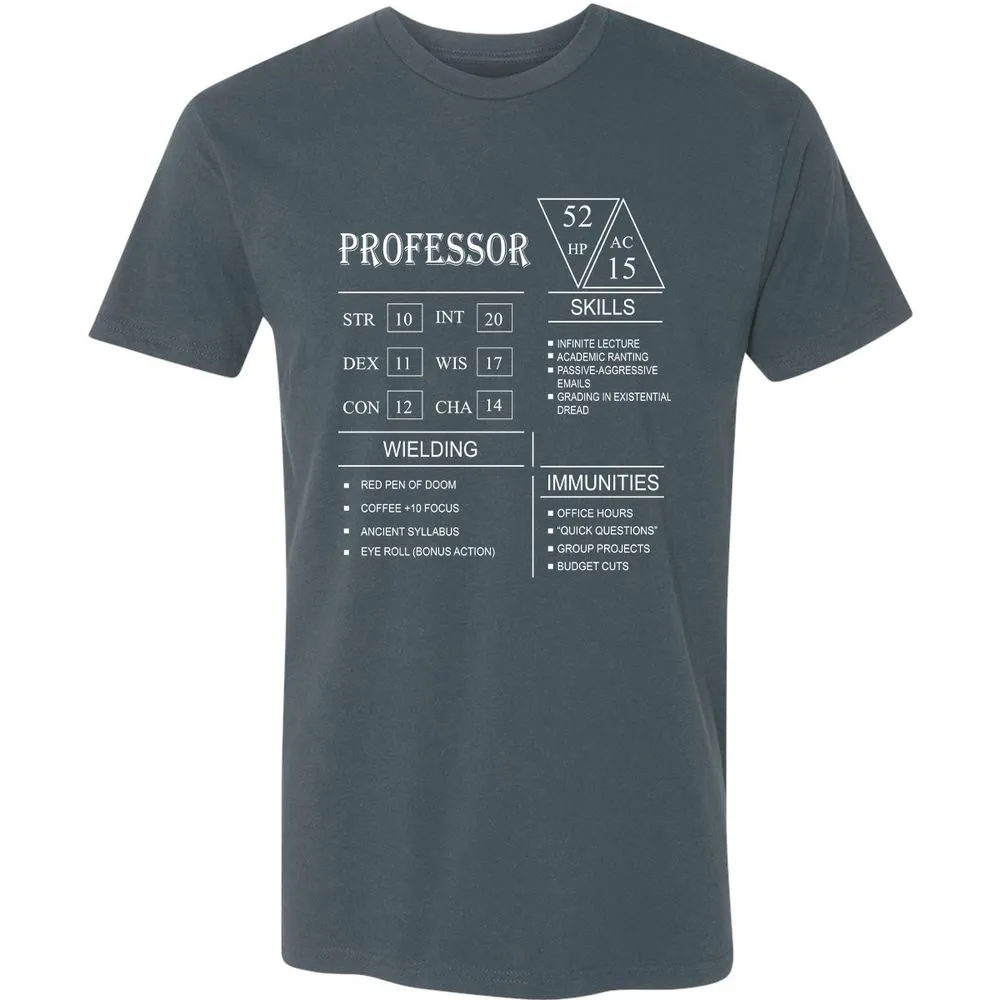 Professor New Premium Unisex T-Shirt - Indigo - 15