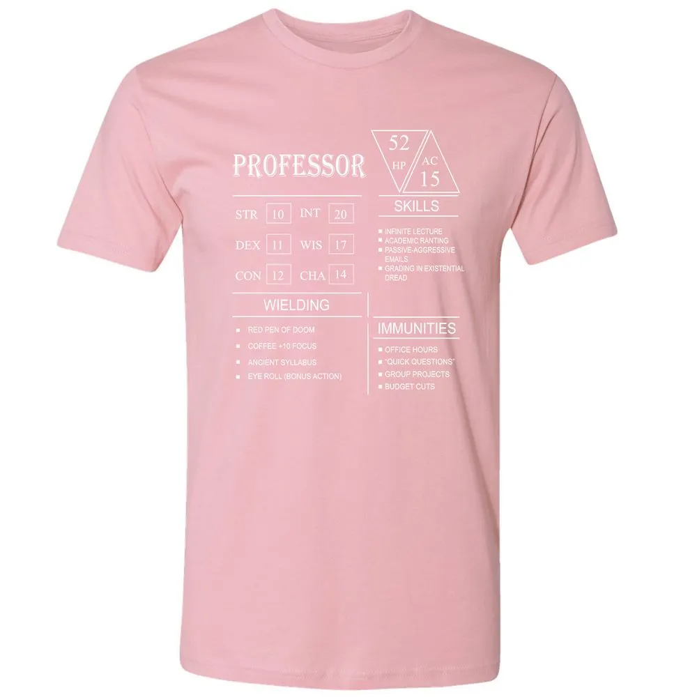 Professor New Premium Unisex T-Shirt - Light Pink - 3