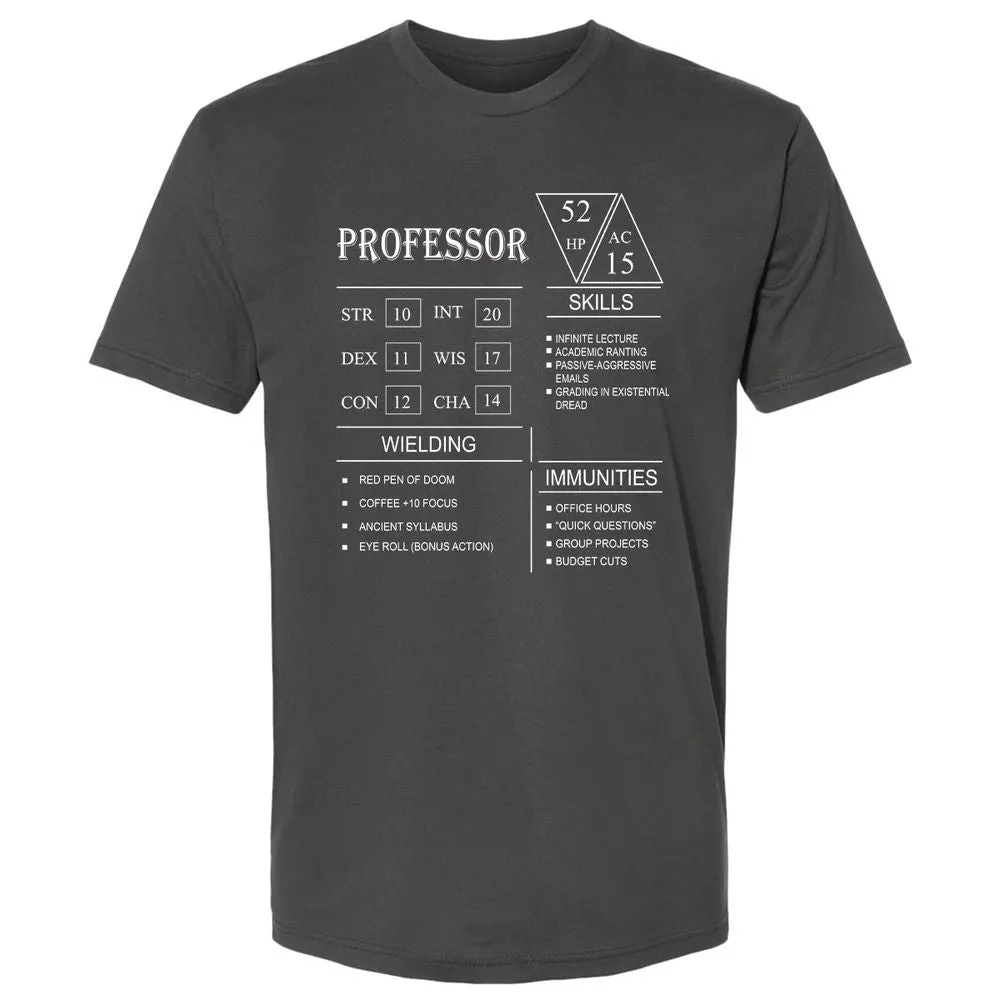 Professor New Premium Unisex T-Shirt - Heavy Metal - 8