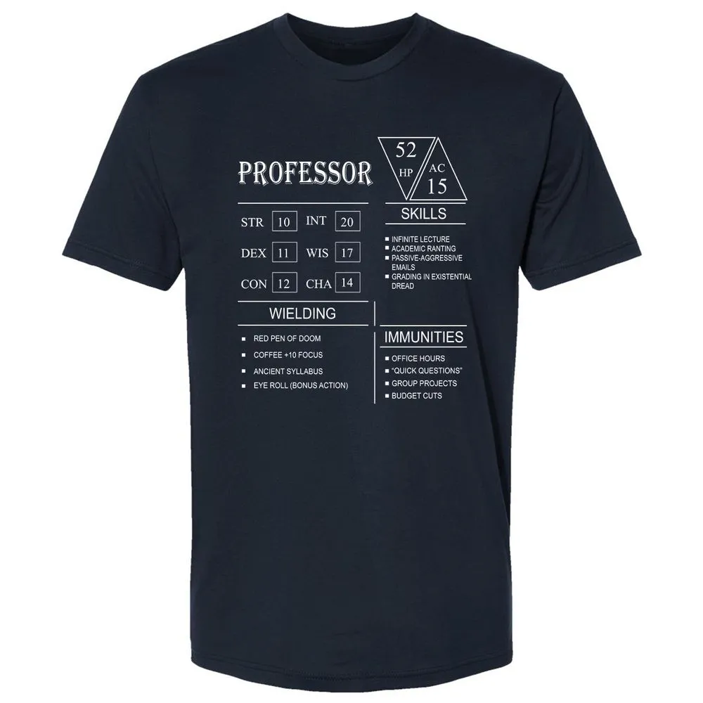 Professor New Premium Unisex T-Shirt - Midnight Navy - 2