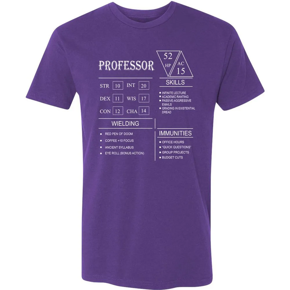 Professor New Premium Unisex T-Shirt - Purple Rush - 7