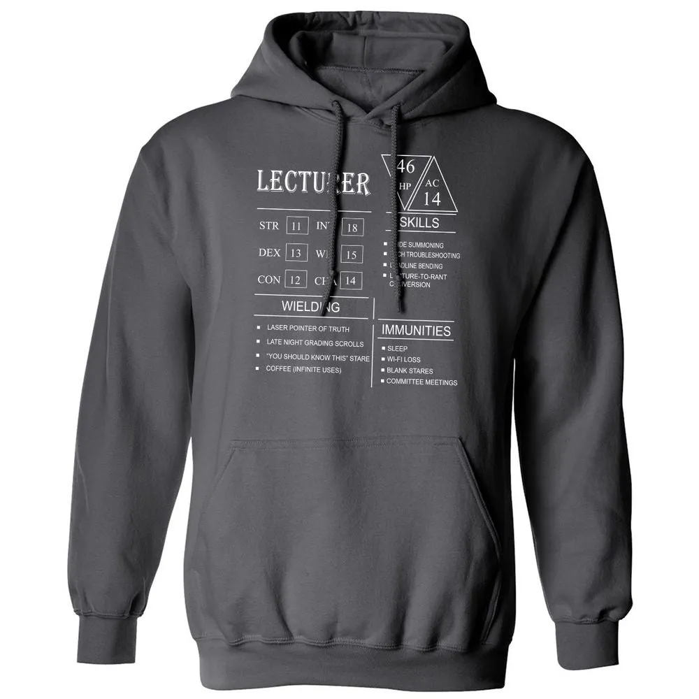 Lecturer New Classic Unisex Hoodie - Charcoal - 7