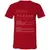 Actress Stats Unisex V-Neck T-Shirt - Red - 3