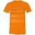 Actress Stats Unisex V-Neck T-Shirt - Orange - 11