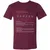 Actress Stats Unisex V-Neck T-Shirt - Maroon - 6
