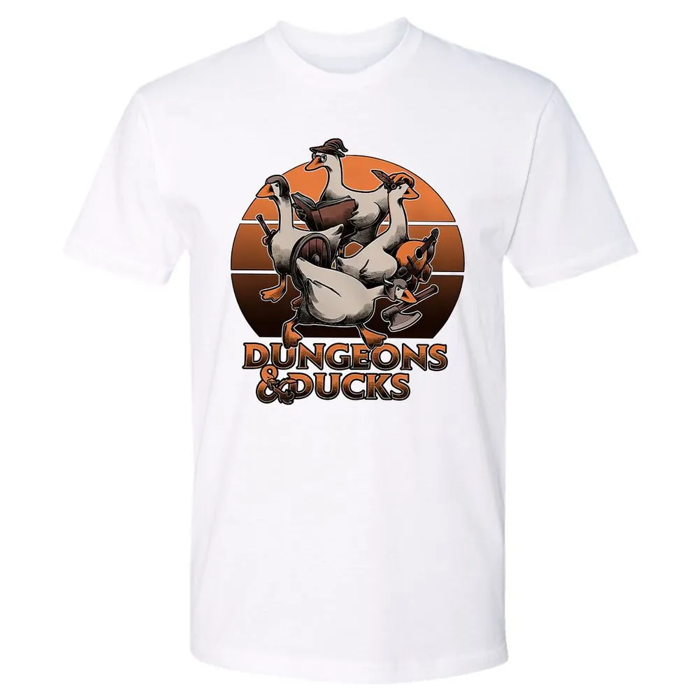 Dungeons And Ducks Premium Unisex T-Shirt - White - 4