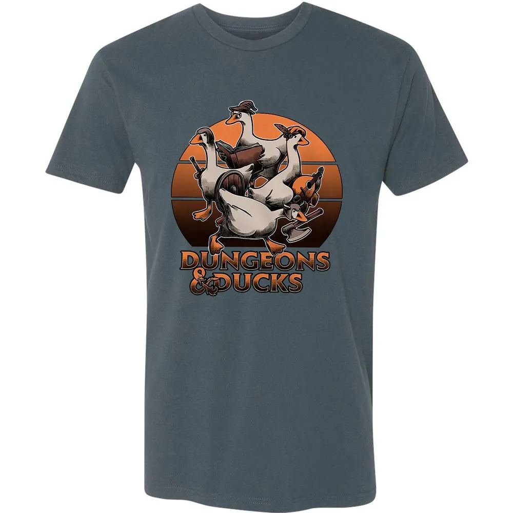 Dungeons And Ducks Premium Unisex T-Shirt - Indigo - 15