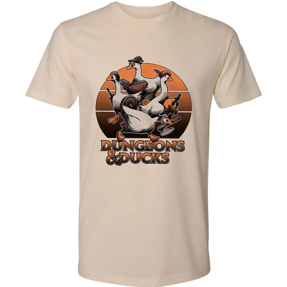 Dungeons And Ducks Premium Unisex T-Shirt - Cream - 14