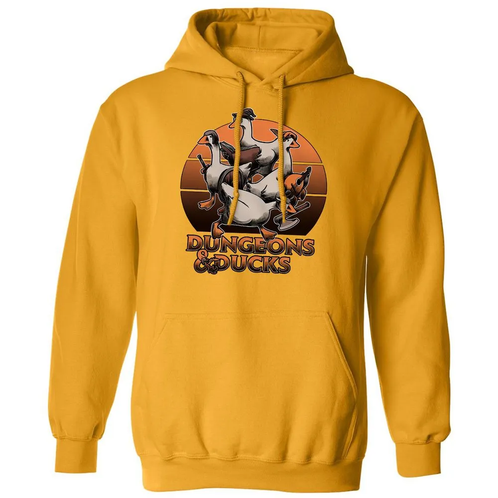 Dungeons And Ducks Classic Unisex Hoodie - Gold - 12