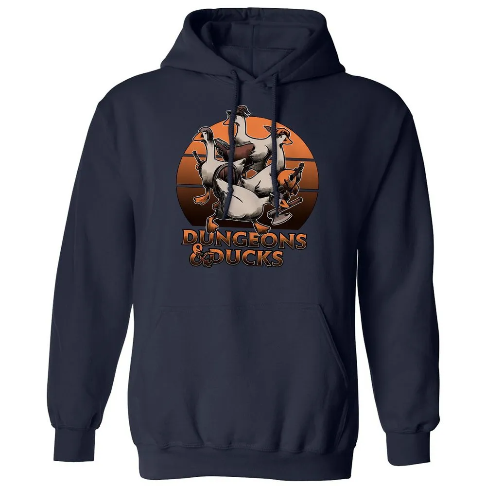 Dungeons And Ducks Classic Unisex Hoodie - Navy - 2