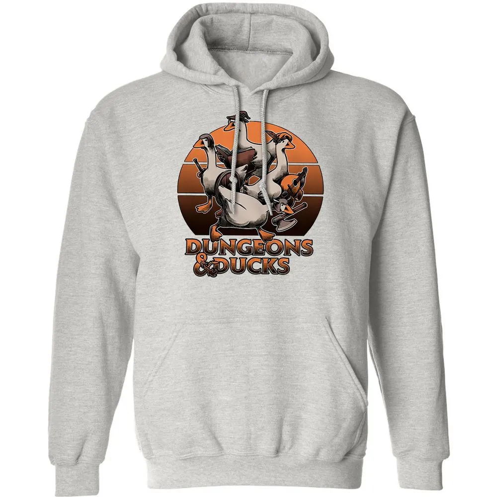 Dungeons And Ducks Classic Unisex Hoodie - Ash - 8