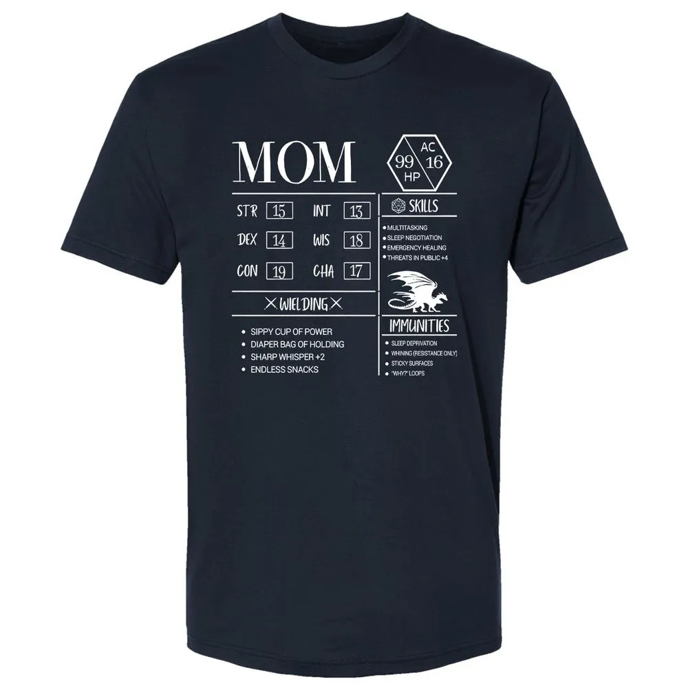 Mom New Premium Unisex T-Shirt - Midnight Navy - 2