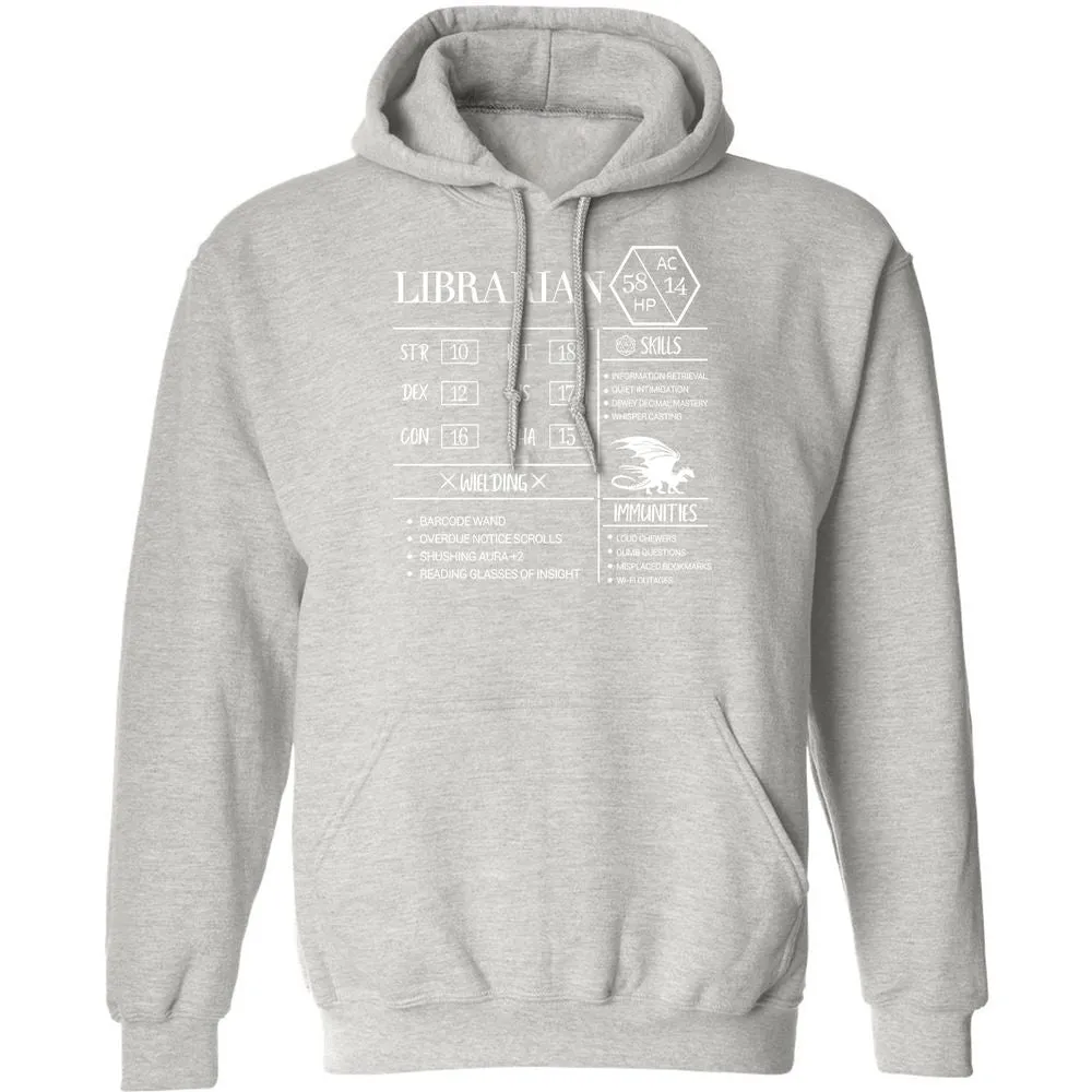 Librarian New Classic Unisex Hoodie - Ash - 8