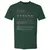 Archivist Stats Premium Unisex T-Shirt - Forest Green - 13
