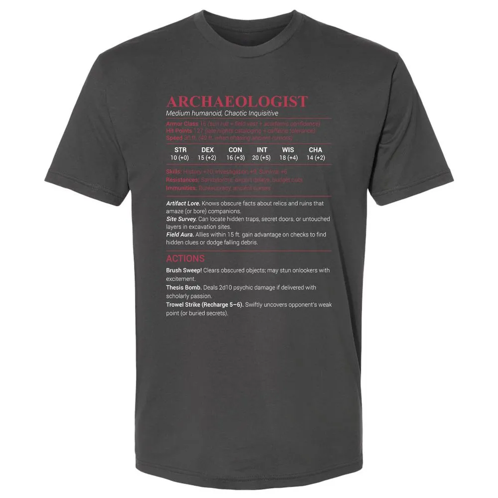 ARCHAEOLOGIST Premium Unisex T-Shirt - Heavy Metal - 8