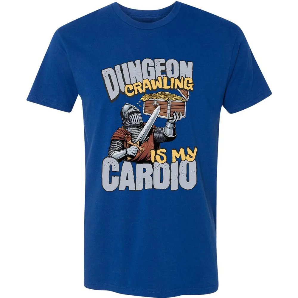 Dungeon Crawling Is My Cardio Premium Unisex T-Shirt - Royal - 10