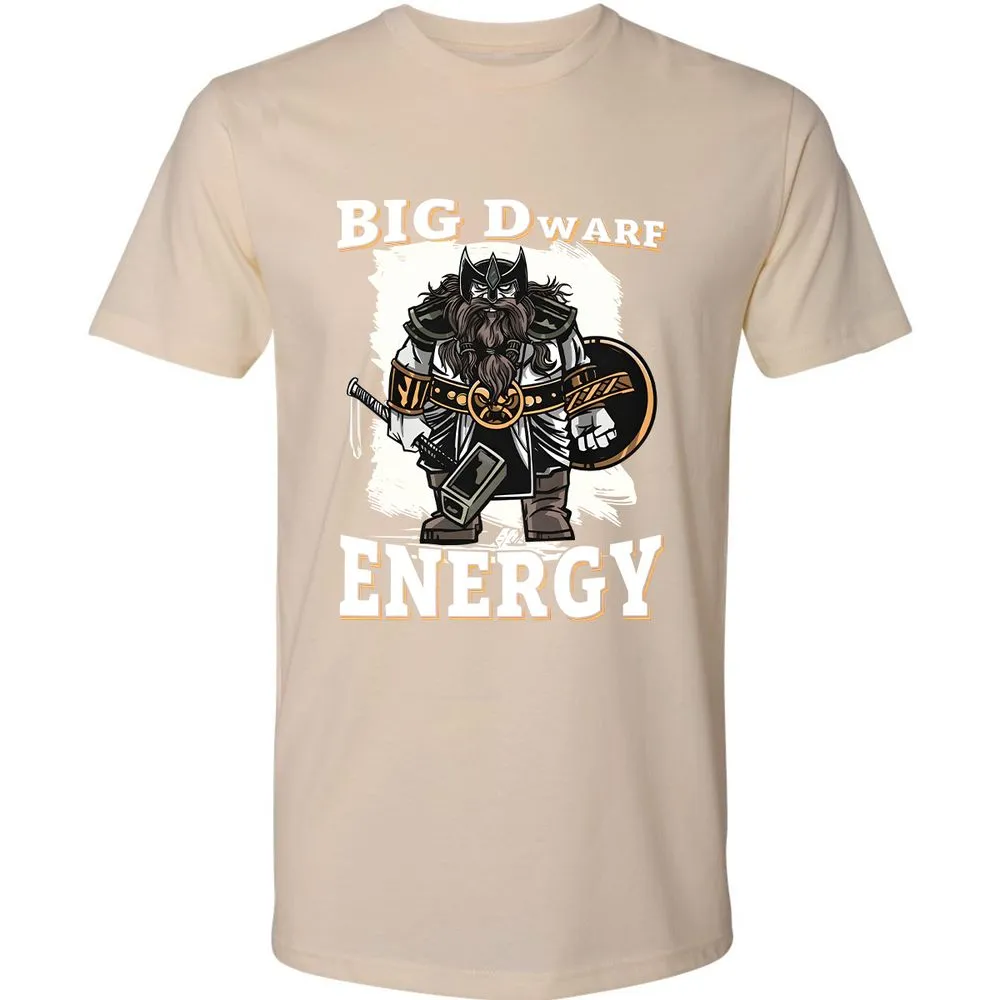 Big Dwarf Energy Premium Unisex T-Shirt - Cream - 14