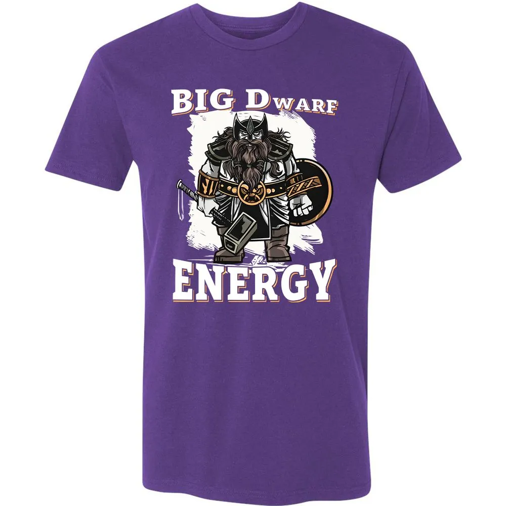 Big Dwarf Energy Premium Unisex T-Shirt - Purple Rush - 7