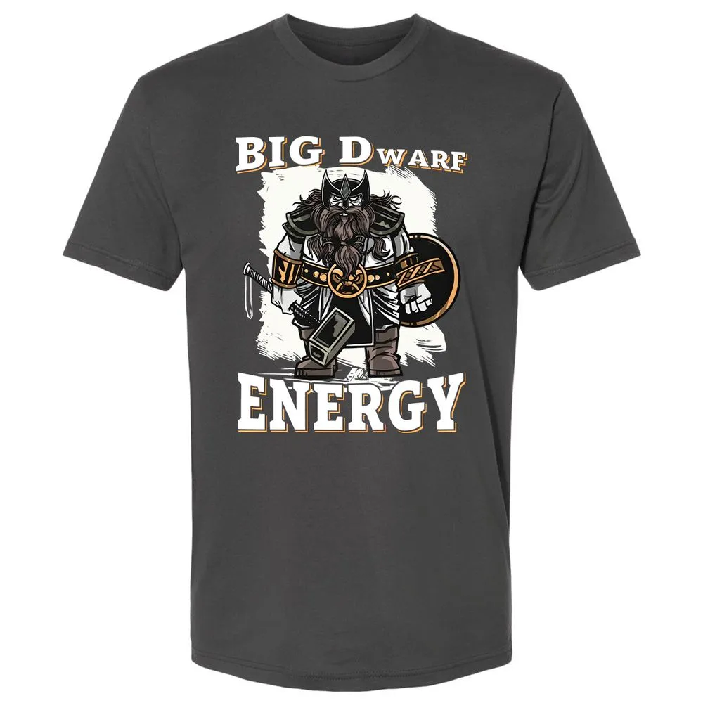 Big Dwarf Energy Premium Unisex T-Shirt - Heavy Metal - 8