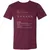 Bestie Stats Unisex V-Neck T-Shirt - Maroon - 6