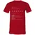 Bestie Stats Unisex V-Neck T-Shirt - Red - 3