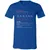 Bestie Stats Unisex V-Neck T-Shirt - True Royal - 4