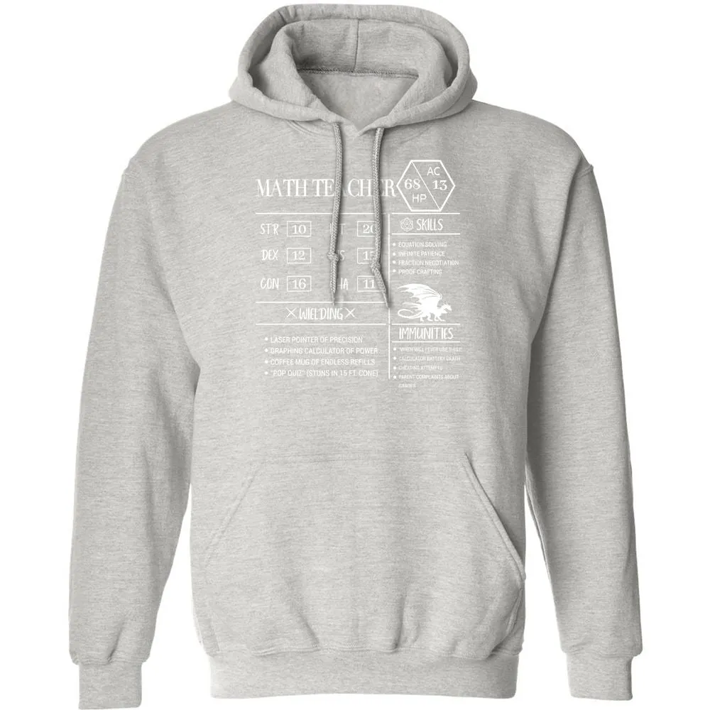 Math Teacher New Classic Unisex Hoodie - Ash - 8