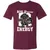 Big Dwarf Energy Unisex V-Neck T-Shirt - Maroon - 6