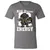 Big Dwarf Energy Unisex V-Neck T-Shirt - Deep Heather - 13