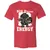 Big Dwarf Energy Unisex V-Neck T-Shirt - Heather Red - 16
