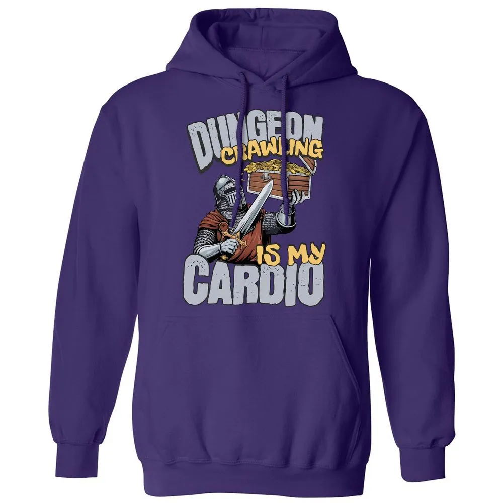 Dungeon Crawling Is My Cardio Classic Unisex Hoodie - Purple - 6