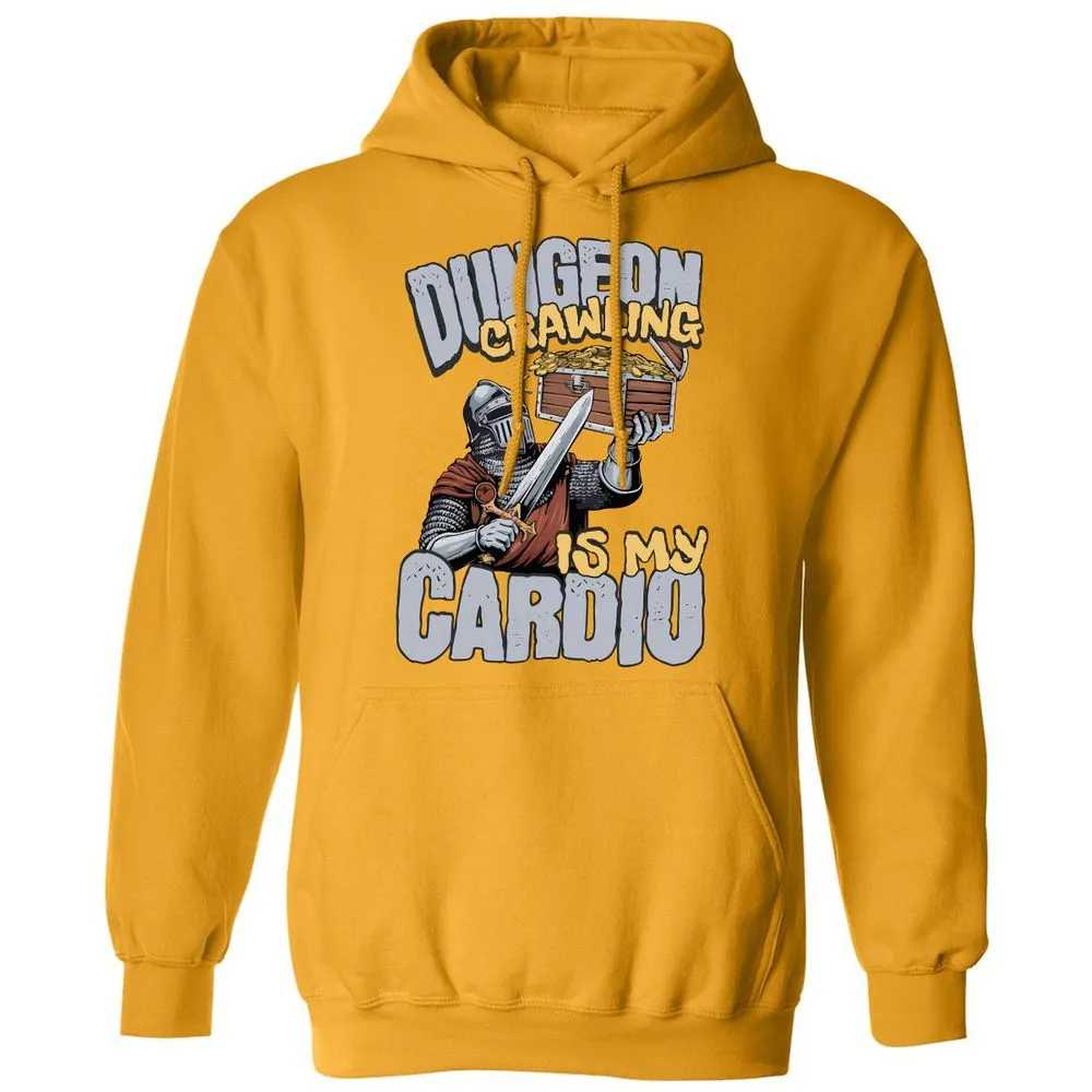 Dungeon Crawling Is My Cardio Classic Unisex Hoodie - Gold - 12