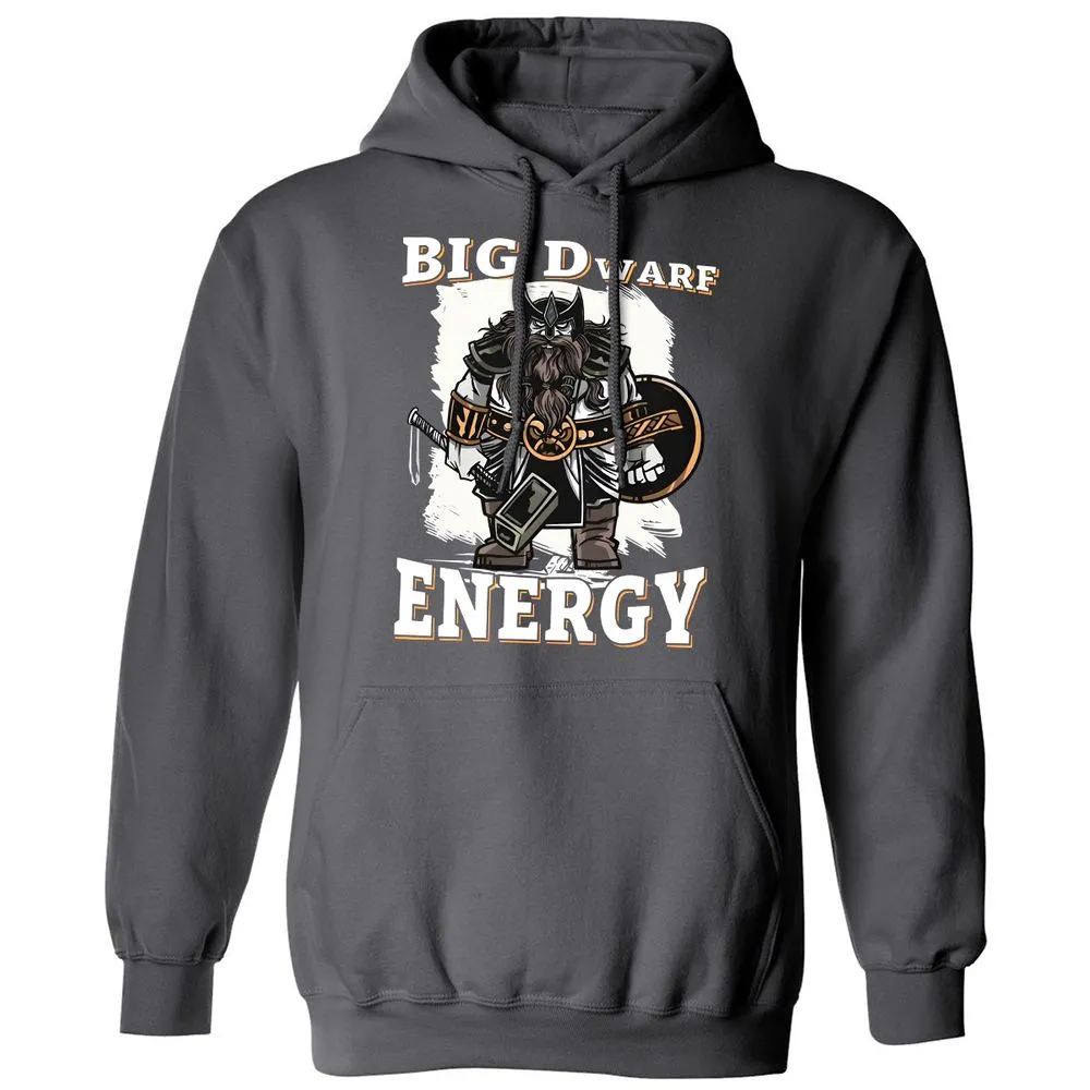 Big Dwarf Energy Classic Unisex Hoodie - Charcoal - 7