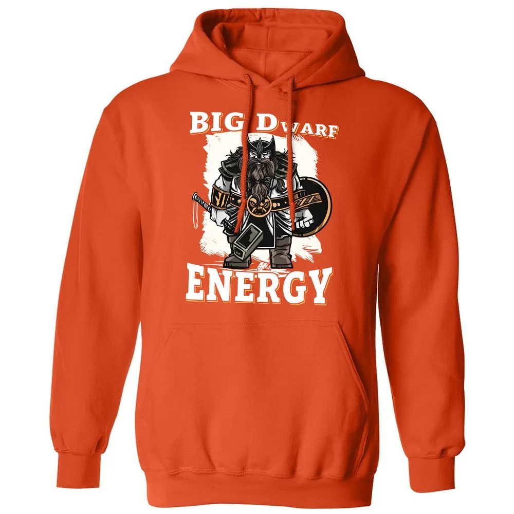 Big Dwarf Energy Classic Unisex Hoodie - Orange - 10