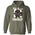 Big Dwarf Energy Classic Unisex Hoodie - Military Green - 4