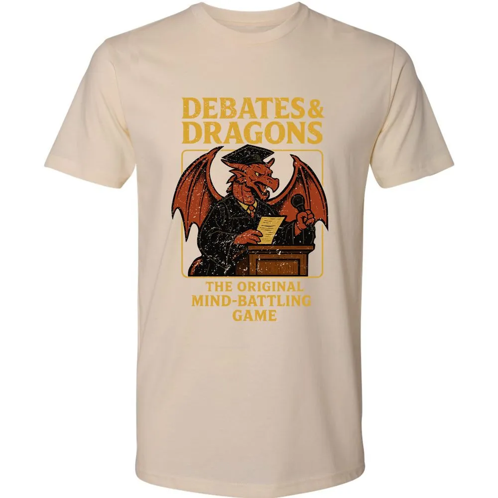 Debates & Dragons Premium Unisex T-Shirt - Cream - 14