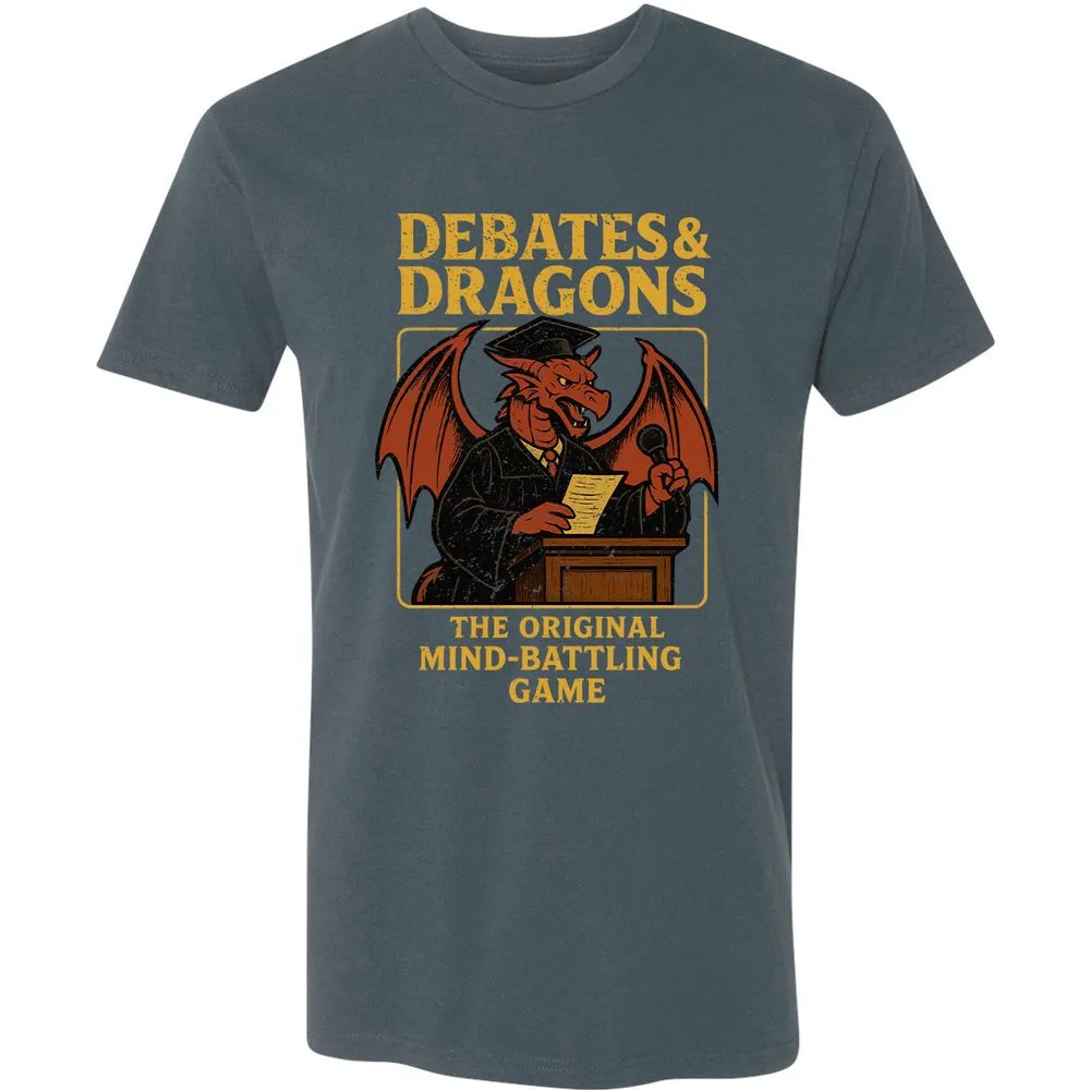 Debates & Dragons Premium Unisex T-Shirt - Indigo - 15