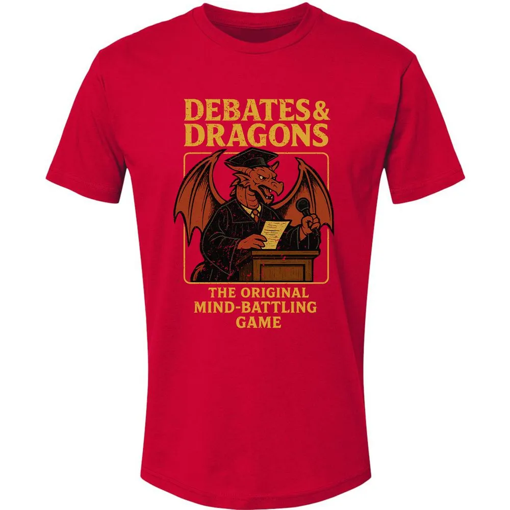 Debates & Dragons Premium Unisex T-Shirt - Red - 6