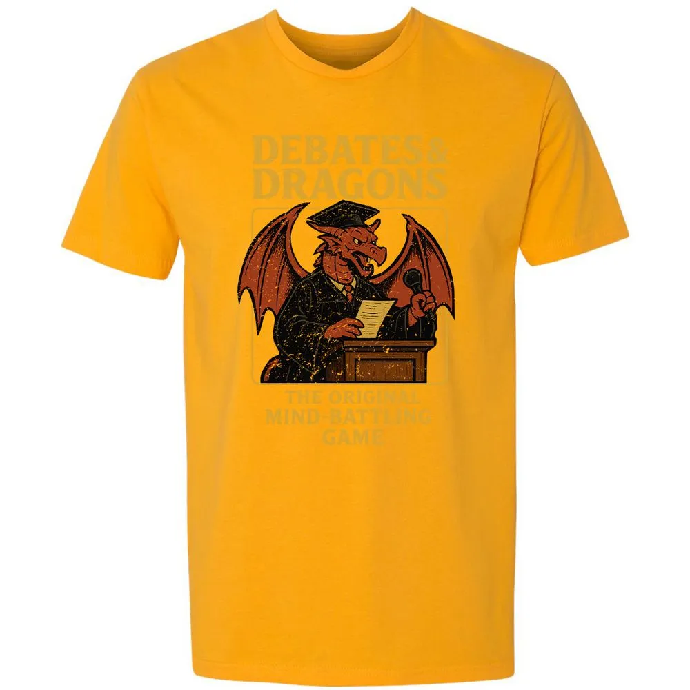 Debates & Dragons Premium Unisex T-Shirt - Gold - 12