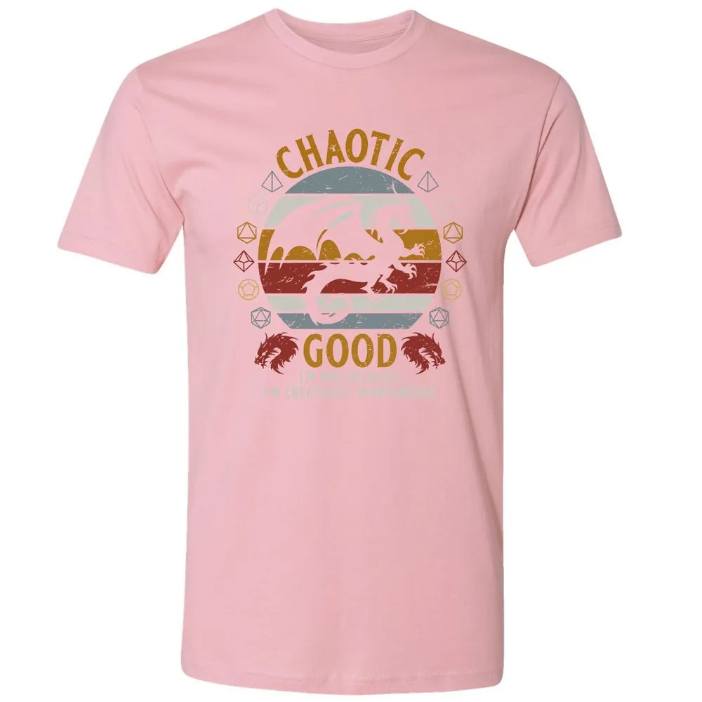 Chaotic Good Premium Unisex T-Shirt - Light Pink - 3