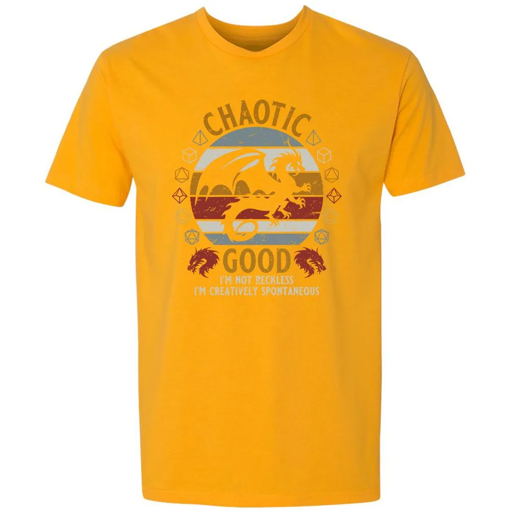 Chaotic Good Premium Unisex T-Shirt - Gold - 12