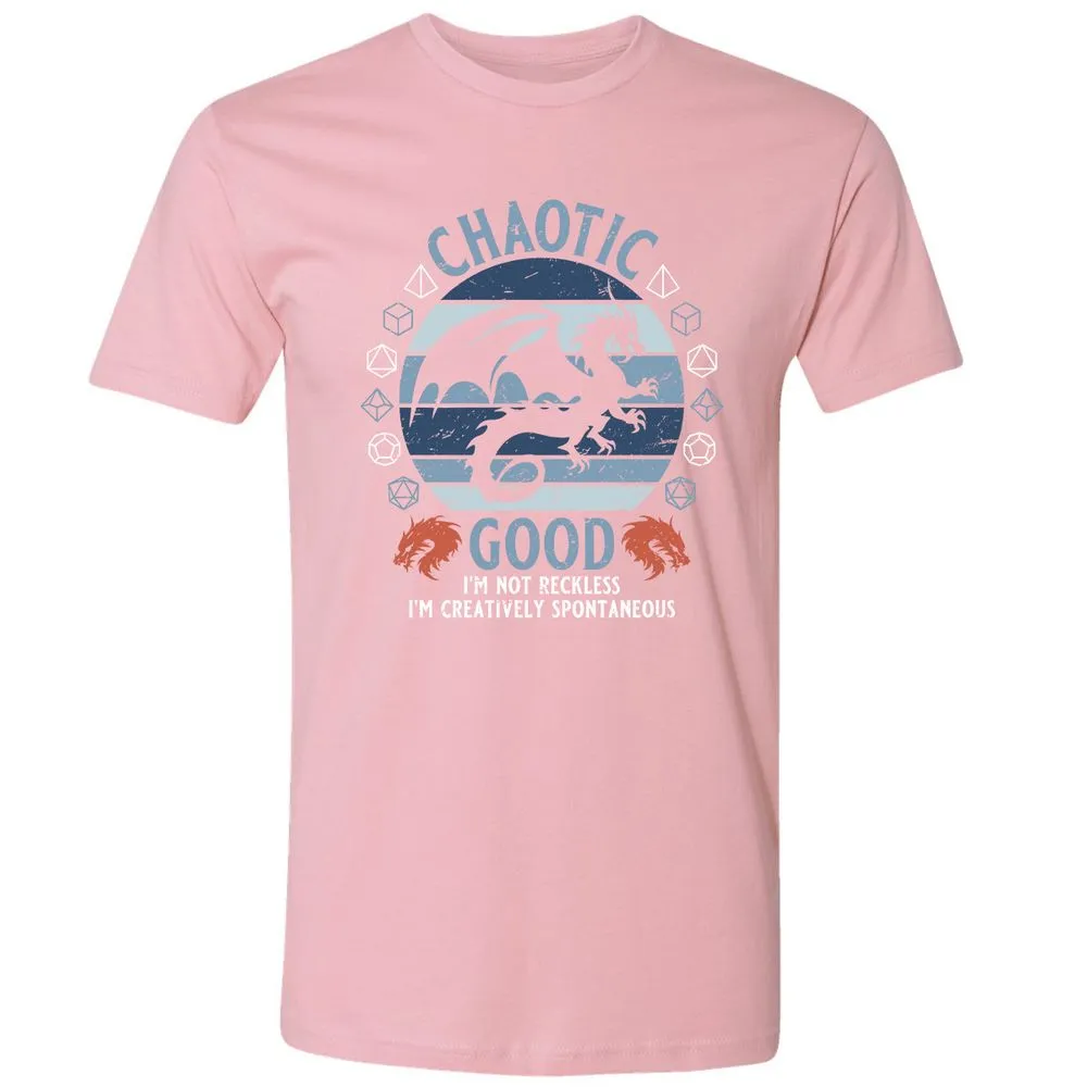Chaotic Good 2 Premium Unisex T-Shirt - Light Pink - 3