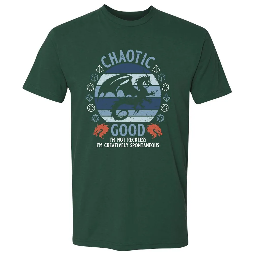 Chaotic Good 2 Premium Unisex T-Shirt - Forest Green - 13