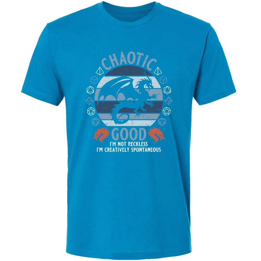 Chaotic Good 2 Premium Unisex T-Shirt - Turquoise - 16