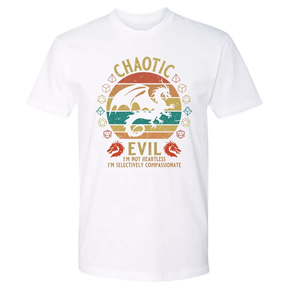 Chaotic Evil Premium Unisex T-Shirt - White - 4