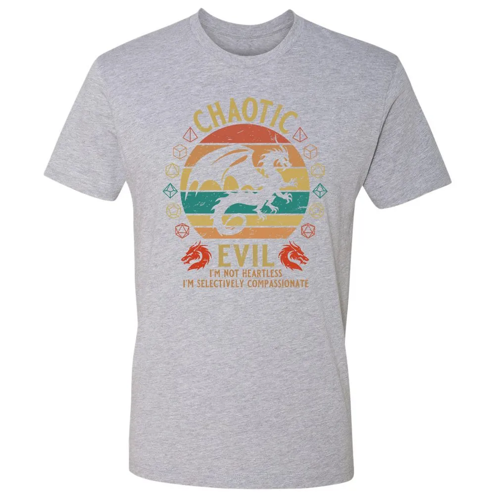 Chaotic Evil Premium Unisex T-Shirt - Heather Grey - 9