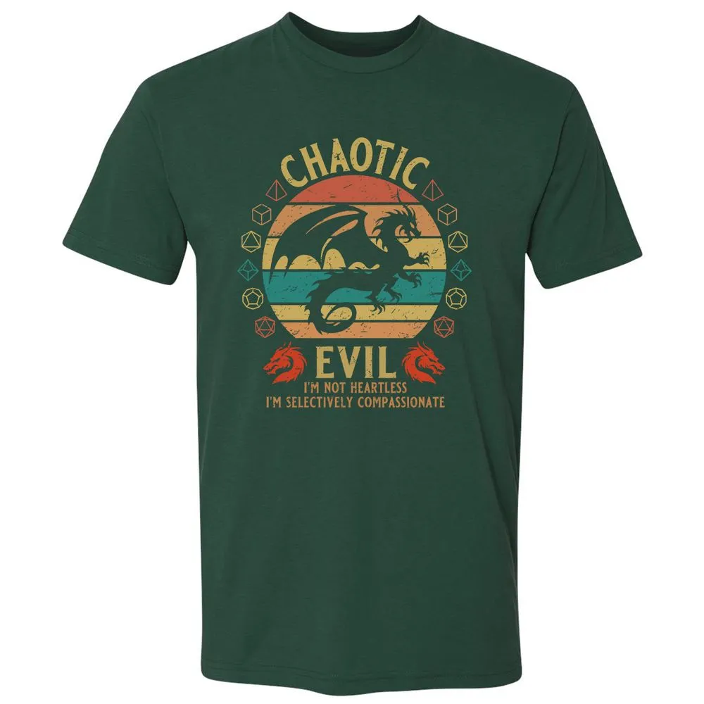 Chaotic Evil Premium Unisex T-Shirt - Forest Green - 13